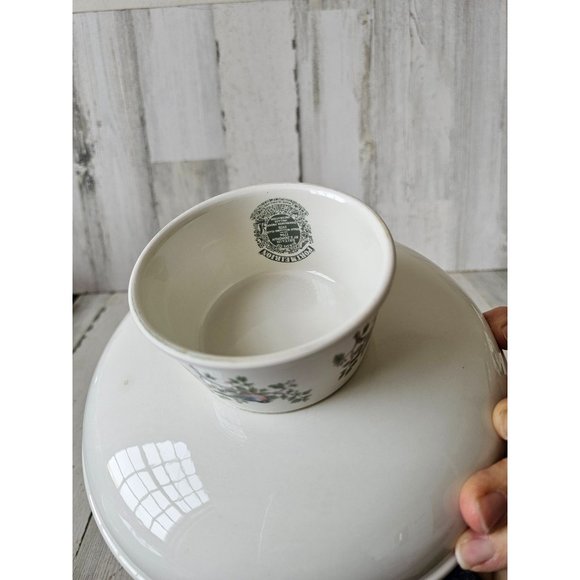 Portmerion hoopoe compote platter bowl birds Britain England tray footed platter - Picture 6 of 8